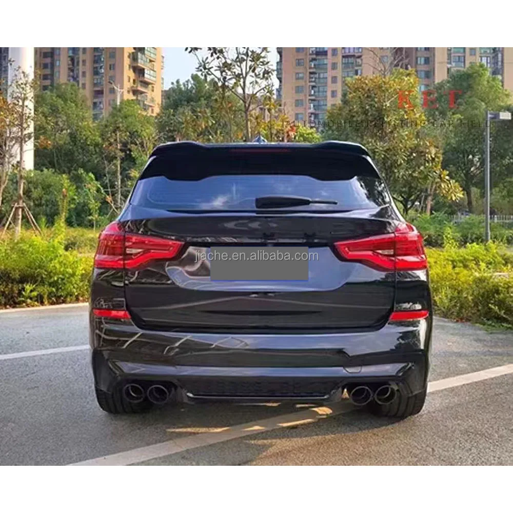 ABS Rear Bumper Lip Spoiler Diffuser Extension Cover for BMW X3 X3M G01 ...