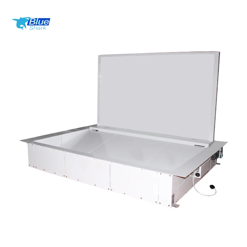Supporto per tv a soffitto motorizzato nascosto supporto per tv verticale automatico supporto per tv meccanismo di sollevamento tv da 75 pollici con binario a discesa