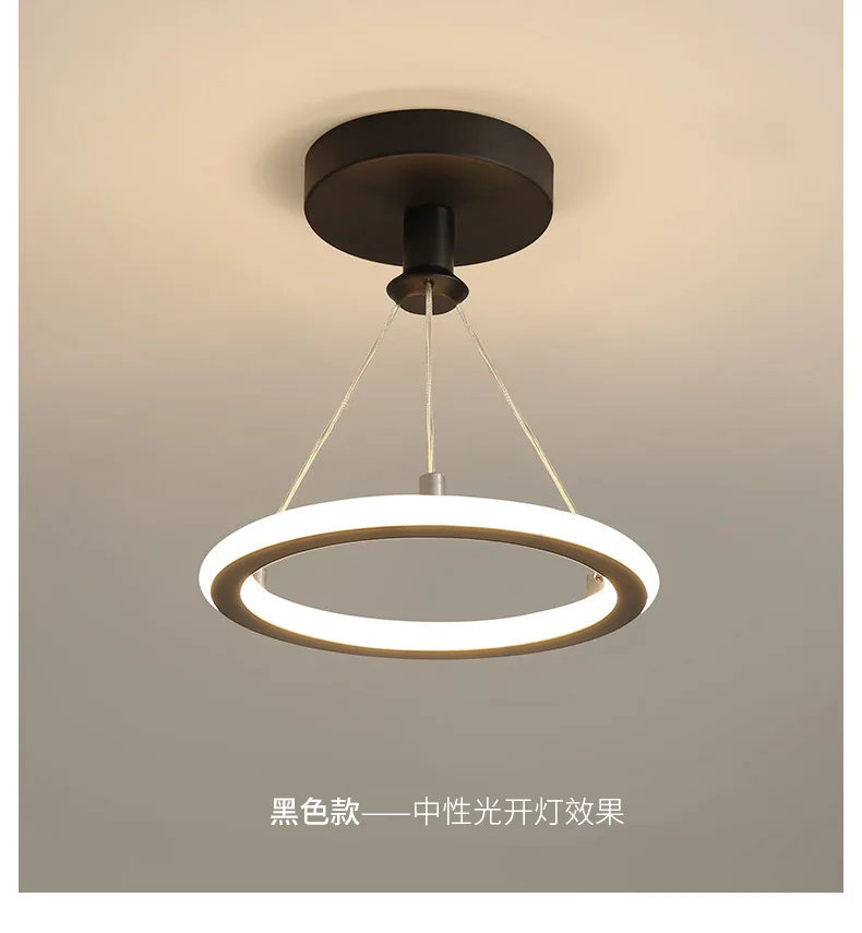 Nordic Simple Modern Hallway Light Foyer Entrance Ceiling Lamp Led Corridor Creative Ceiling Light Bedroom Cloakroom Lights