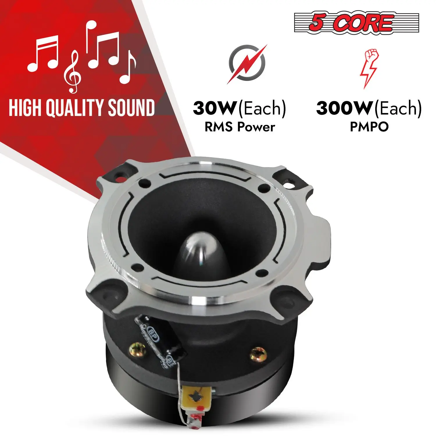 Db 3.5 Inch Aluminum Tweeters 600W 4 Ohm Car Audio Speakers Pair For Sound Enhancement In Cars - Image 3