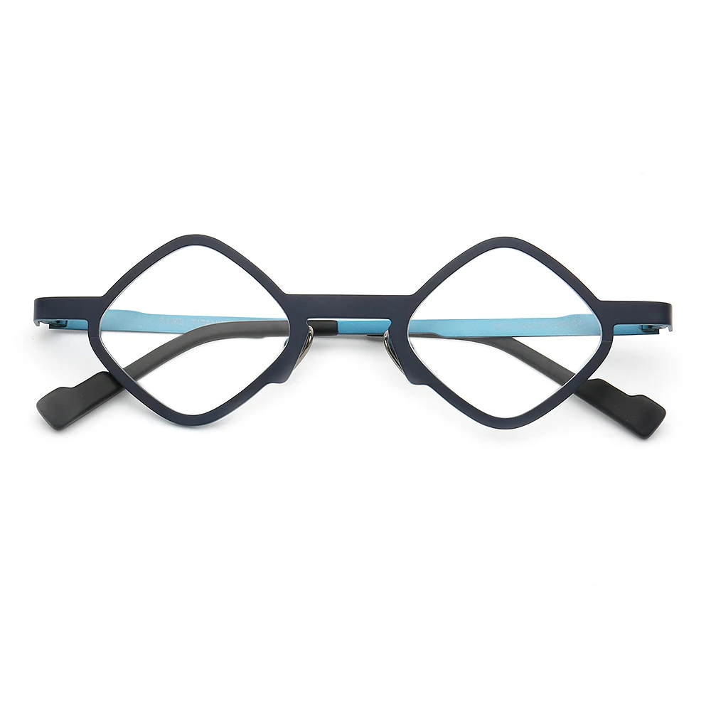 Special Titanium 7033 Rhombus Diamond Shape Optical Eyeglasses Frames