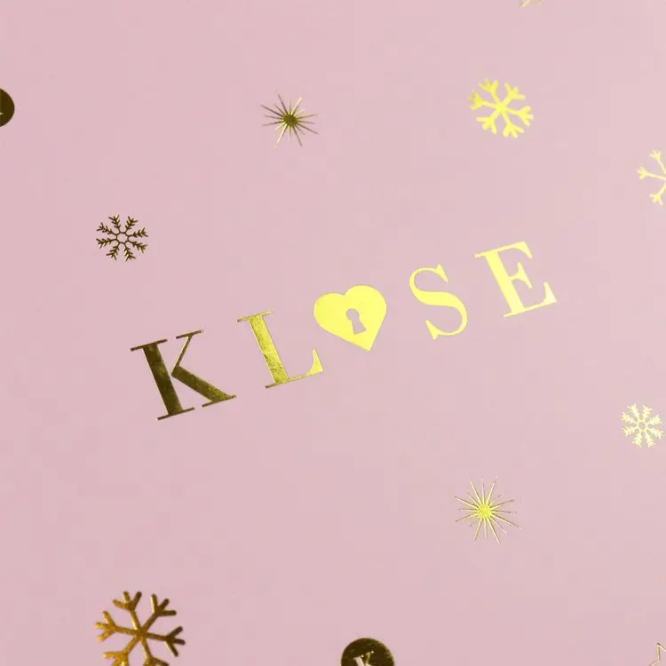 Best Selling Factory Customized Design Gold Print Cosmetic Advent Mystery Calendar Box