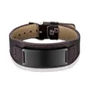 Brown leather + blank black plate