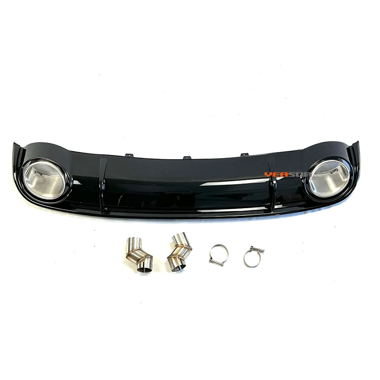 RS4 B8 Rear Diffuser for Audi A4 Normal Rear Bumper Diffuser 2008 2010 2012