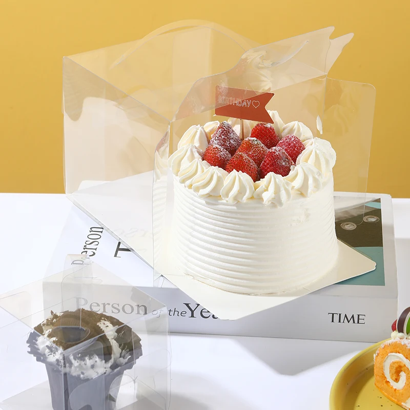 Wholesale Tall Portable Package Box Mini Bundt Cake Containers