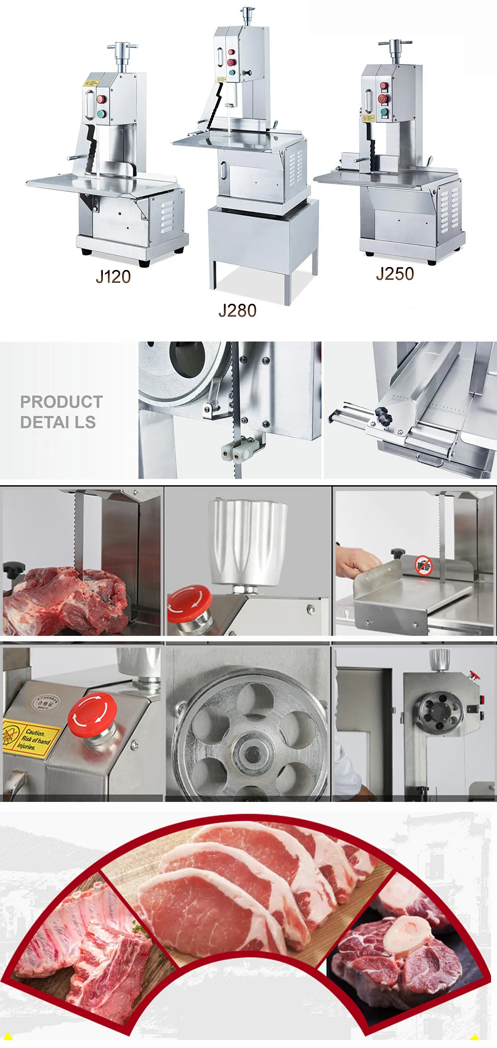Small Commercial Desktop Electric Bone Chopping Machine Automatic Bone ...