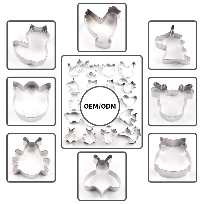 Good Quality Animals Stainless Steel Metal Cookie Mold Designer Biscuit Cutters Wholesale Buy
