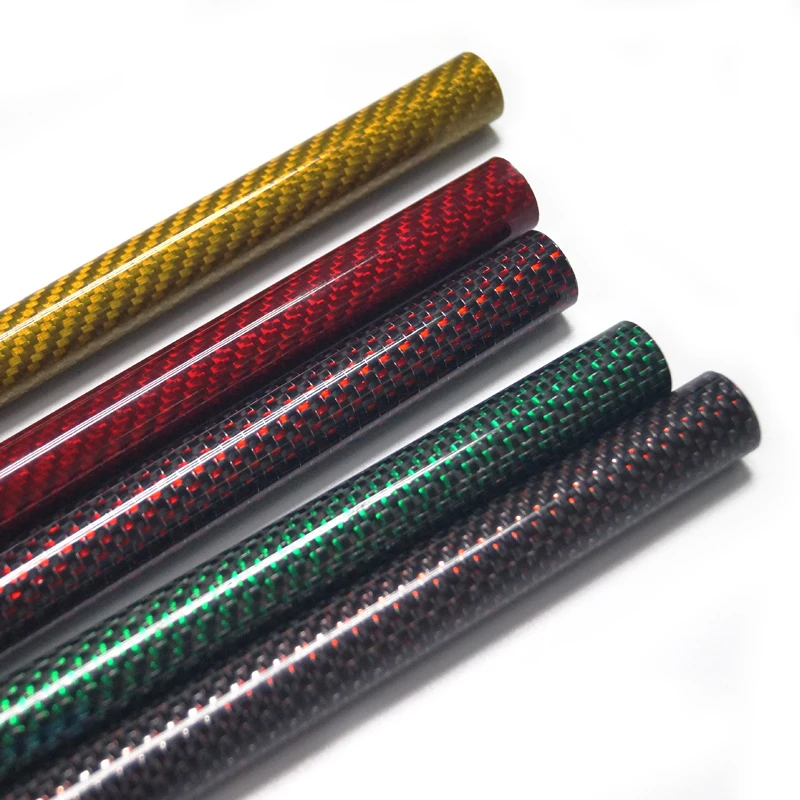 Factory Direct Sale Customized Size Carbon Fiber Tube 100% C Content 0-200C Working Temperature for Fishing Rod Blanks