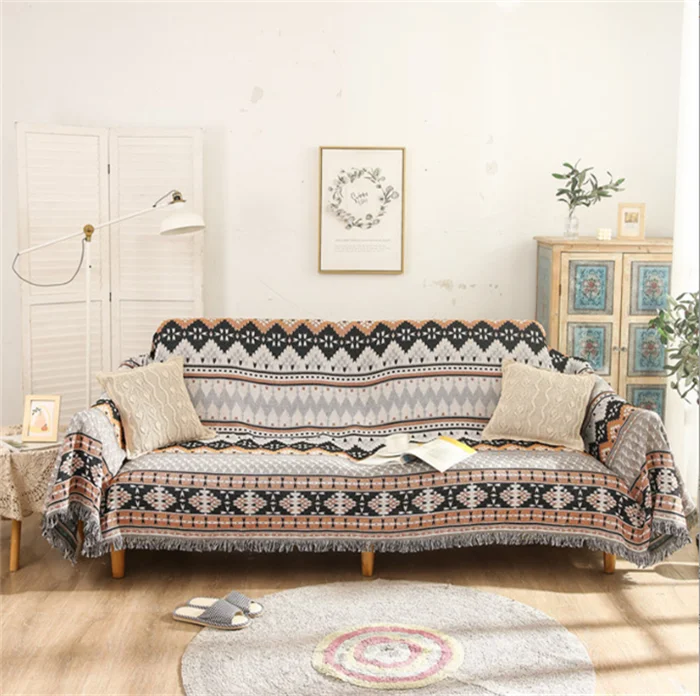 s8265 vintage boho thicken reversible tapestry Alibaba