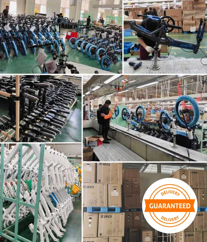 英国仓库空投锂电池himo z16 16英寸可折叠长里程成人电动折叠自行车