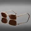 Gold frame-tea lens