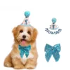 [Nouveau bleu] Chapeau avec grand nœud papillon et jeu de chiffres