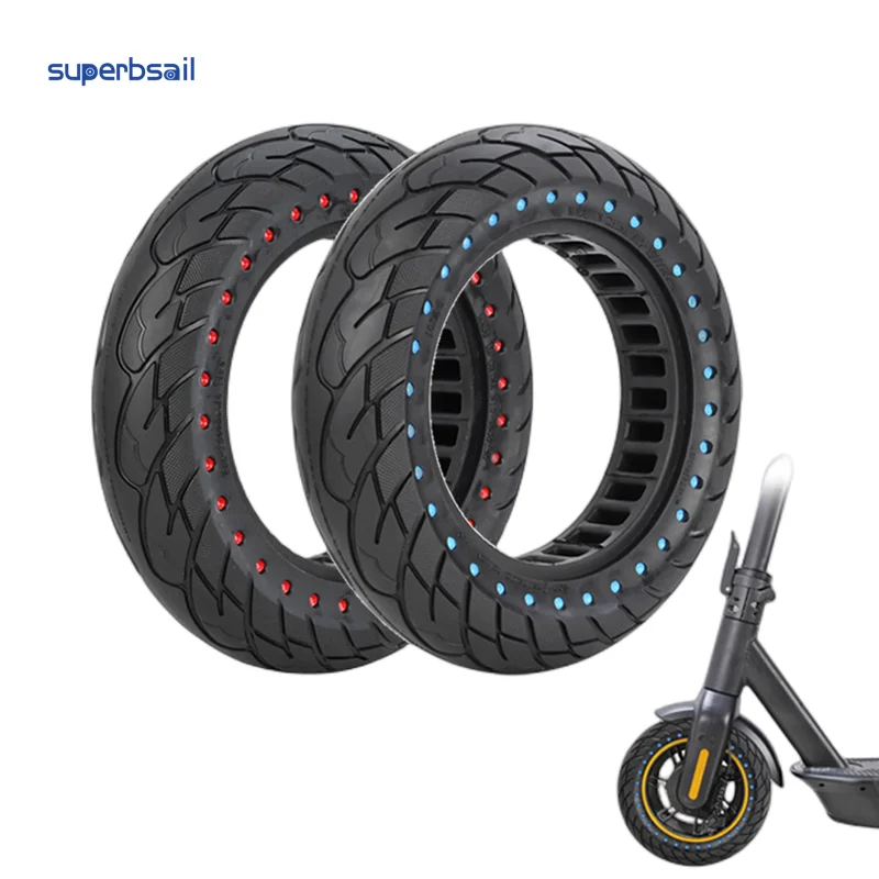 Superbsail 10 Inch 10x2.50 Honeycomb Solid Tire Escooter Balance Drive Thick Wear Resistant Tire For Electric Scooter Skateboard