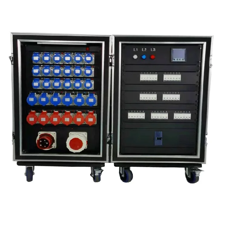 Factory Price 32 Channels Power Distribution Box with 19pin Socapex and 32 Amp 3 Phase Output Light Power Distro