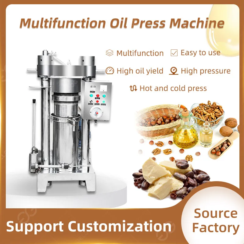 Commercial Automatic Hydraulic Cacao Beans Seeds Oil Press Raw Cocoa
