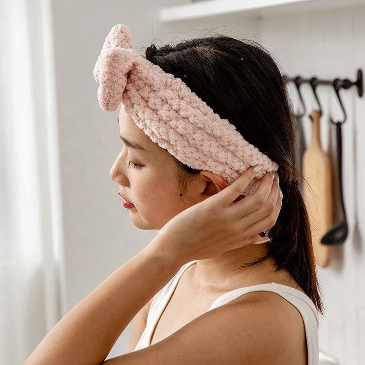wholesale women make up hairband face wash shower hair band