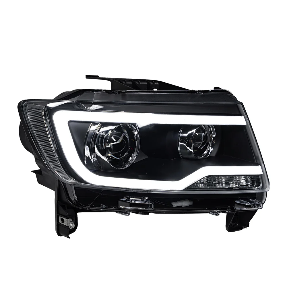 Car Headlight Assembly LED DRL Projector Head Lamp JY-BA-115 for Jeep Compass 2011-2016