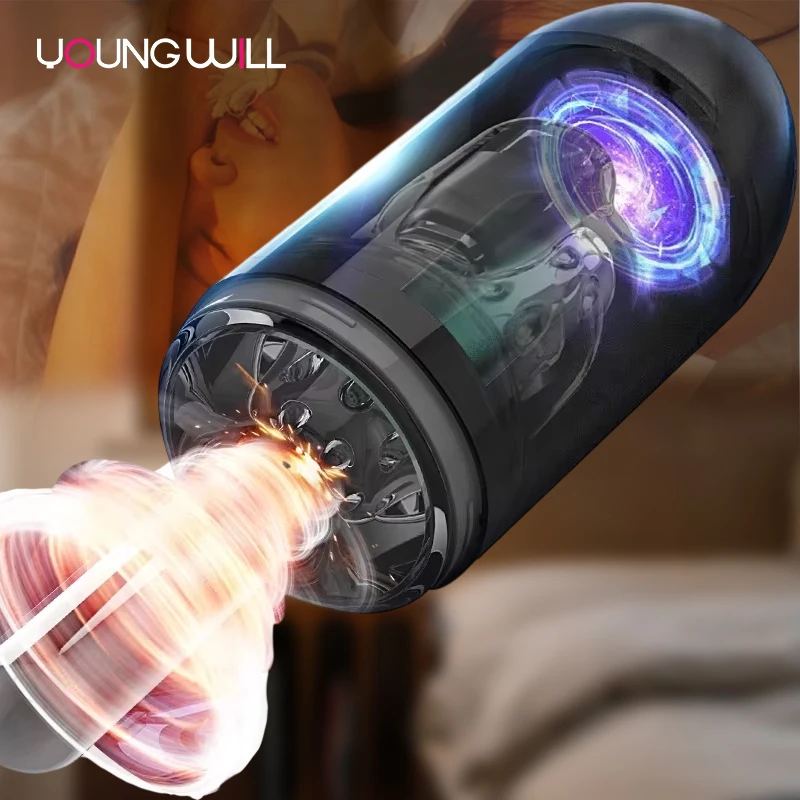 Hot-selling 10 Vibration Modes Male Sex Toys Waterproof and Easy-to-clean  TPE Material Male Masturbation Cup
