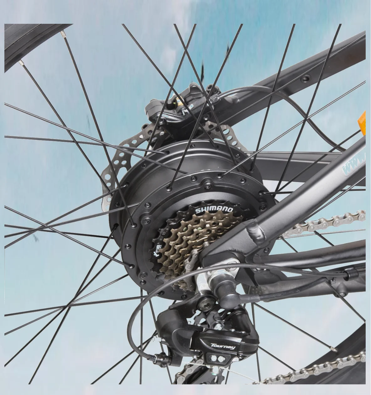 Full Suspension Electric Mountain Bike 350w Bafang Motor Mid Drive E