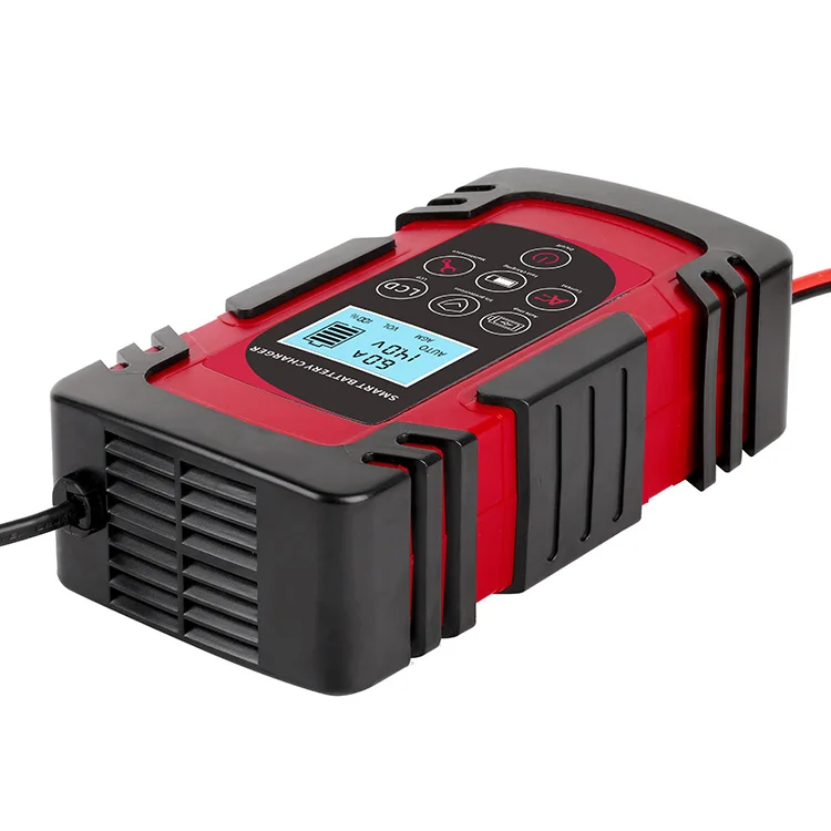 AGM 4A 6A 8A バッテリー充電器 12V/24V 自動充電 100W