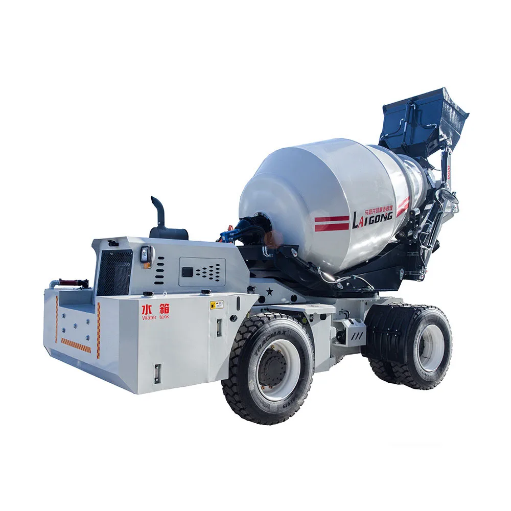 Laigong H30 Self Loading Concrete Drum Mixer Truck Cement Mixer 3cbm