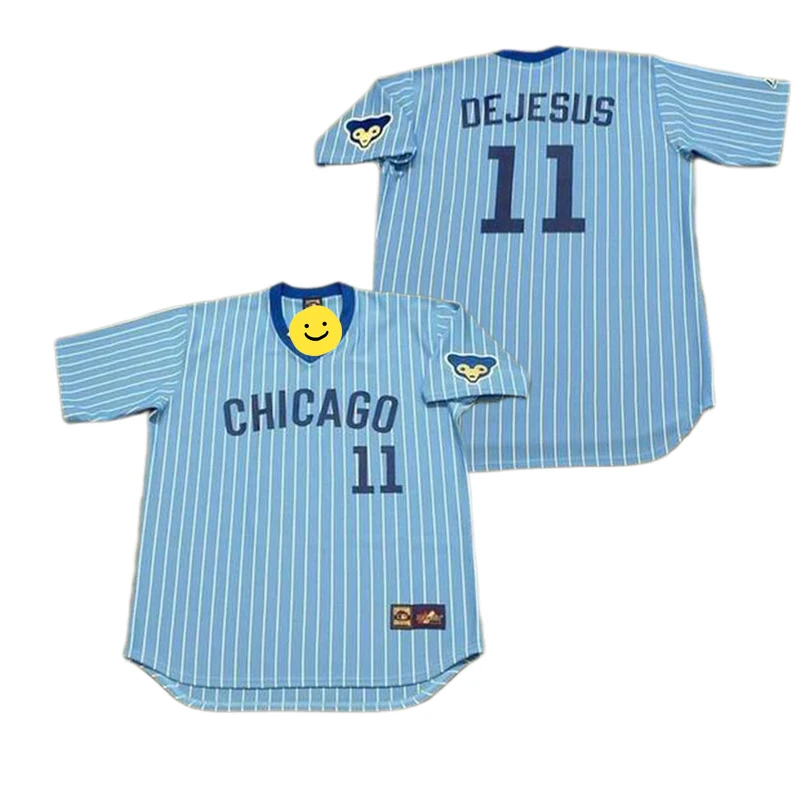 Wholesale Men's Chicago 8 ANDRE DAWSON 9 RANDY HUNDLEY 10 RON SANTO 11 DON  KESSINGER IVAN DEJESUS Throwback Baseball jersey Stitched S-5XL From  m.