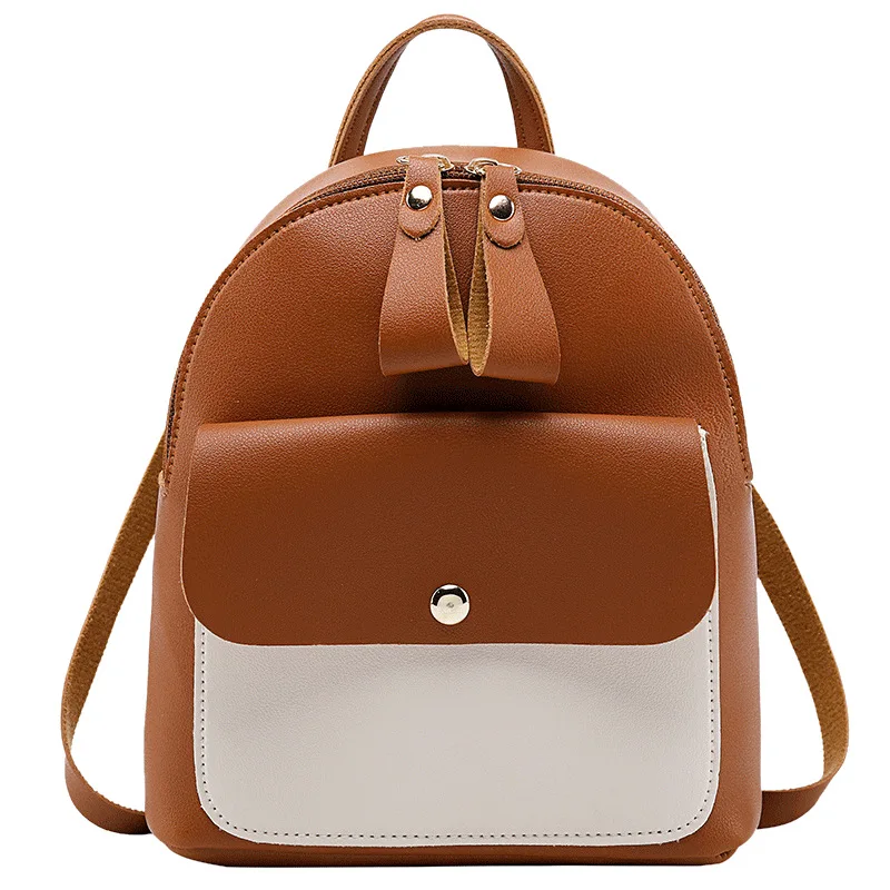 Divina Firenze 2 tone pebbled Leather Mini Backpack - Women\'s Fashion Divina Firenze | Bags | Divina Firenze Pebbled Leather Mini  main image 4
