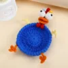 Descomprime el posavasos azul de Gugu Chicken.