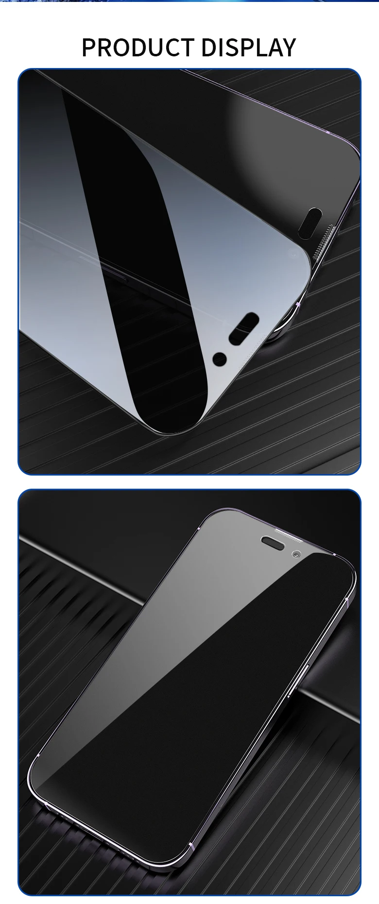 For iphone 13 14 Privacy anti-spy anti-peeping tempered glass privacy screen protector for iPhone 12 13 11 Pro Max