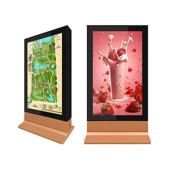 Industrial metal housing outdoor digital signage kiosk