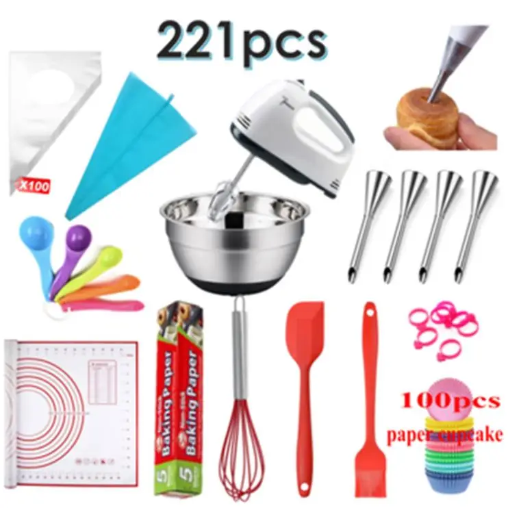  MCK Complete Cake Baking Set Bakery Tools for Beginner