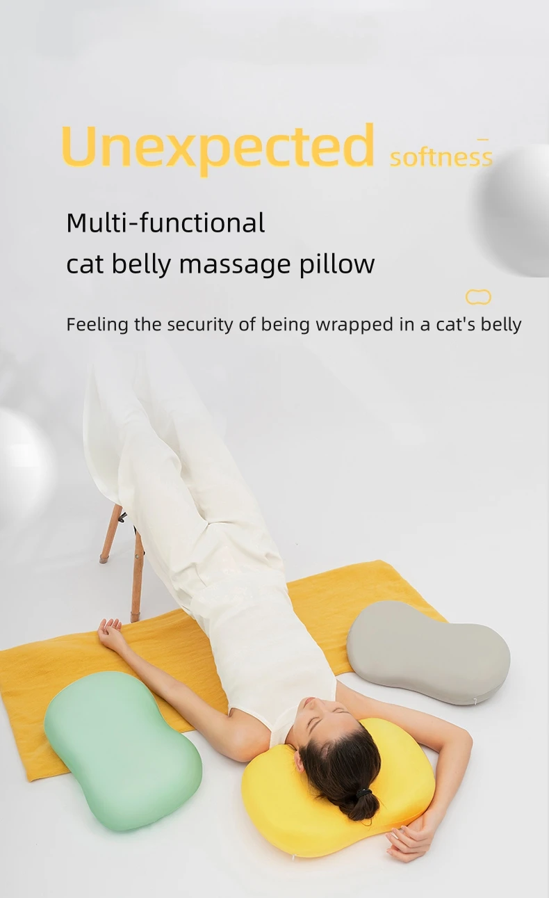 Portable Heating Vibrating Massage Pillow Batteryoperated Neck And