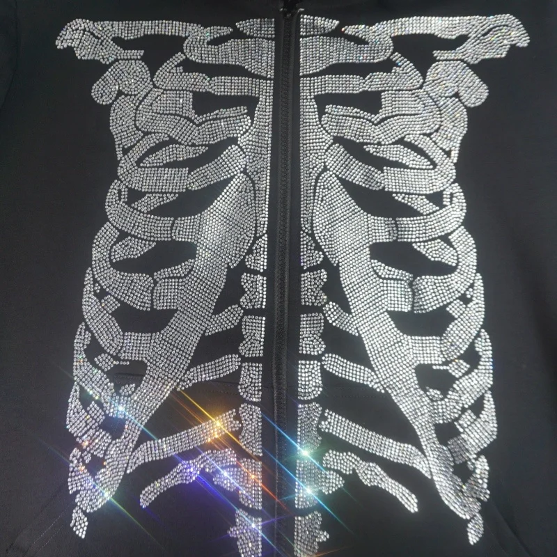Cheap wholesale custom letter iron on rhinestone design heat transfer for jeans