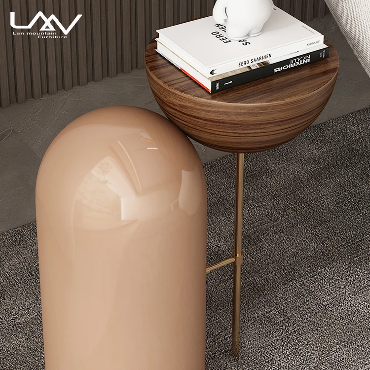 Modern Style Metal Corner Table Living Room Furniture Italian Design