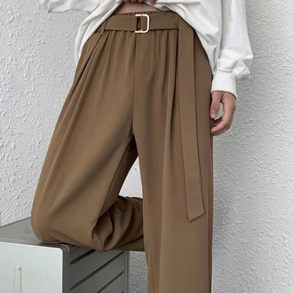 dark brown wrap dress Prestige Men’s Brown/Green Plaid Dress Pants – Khaki 2 main image 0