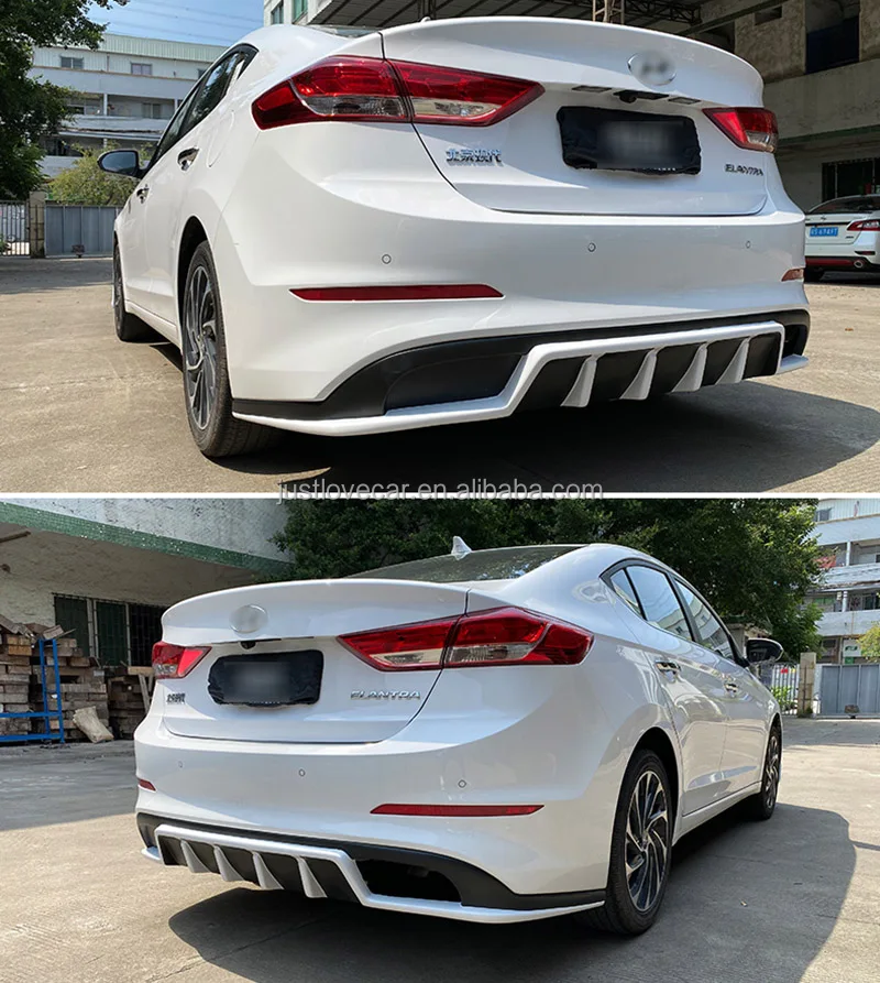 Car Body Kit For Hyundai Elantra Avante Front Bumper Lip Rear Bumper ...