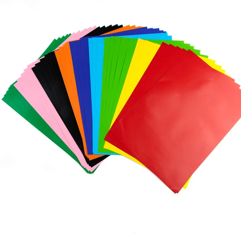 High Quality A4 Size Color Glazed Craft Paper For Handmade Diy - Buy 