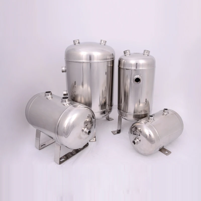 5L 304 Stainless Steel Small Vertical Storage Receiver Pressure Vessel Air  Tank for Air Compressor - China Horizontal Stainless Steel Water Storage  Tank, Fixed Type Stainless Steel Water Tank
