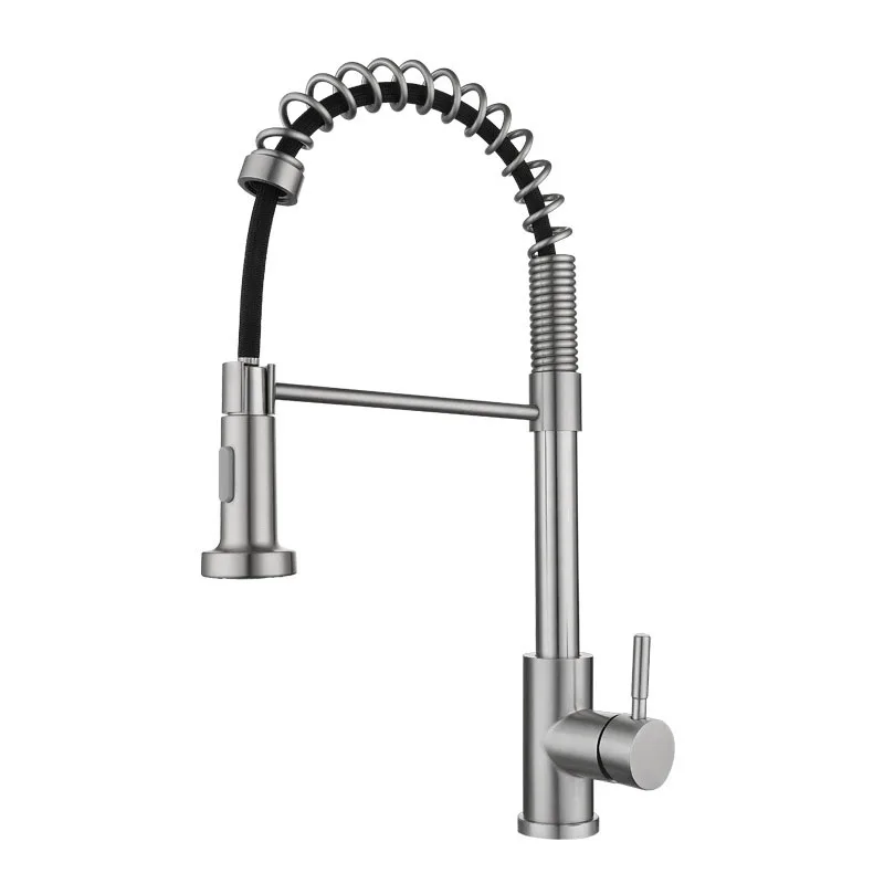 Modern Kitchen Waterfall Faucets 304 Stainless Steel Multifunctional