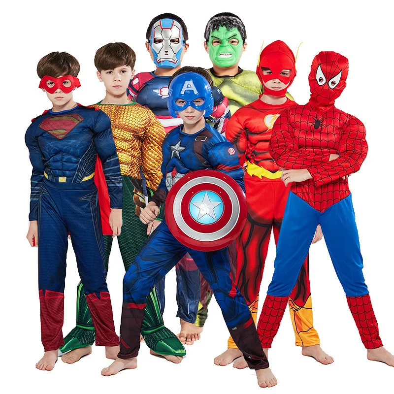 Costume De Super-héros Pour Enfants,Tenue D'halloween,Cosplay Pour Garçons  De Moins De 17 Ans,34 Sortes Différents - Buy Super Hero Costume,Super Hero