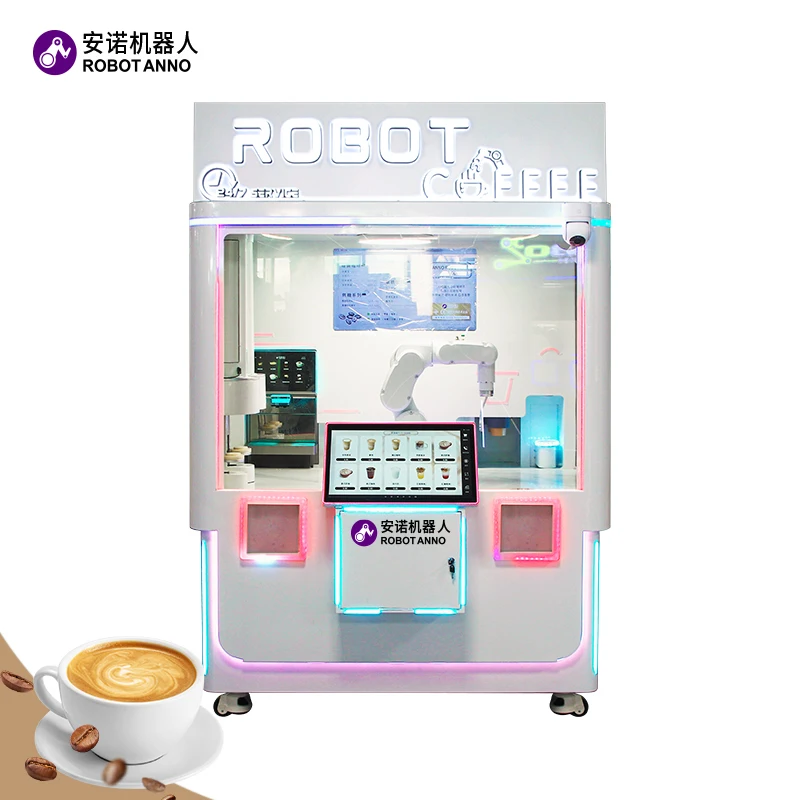AI Robot Control Cofa Espresso Coffee Vending Machine for Sale