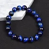 Bracciale occhio di tigre blu zaffiro