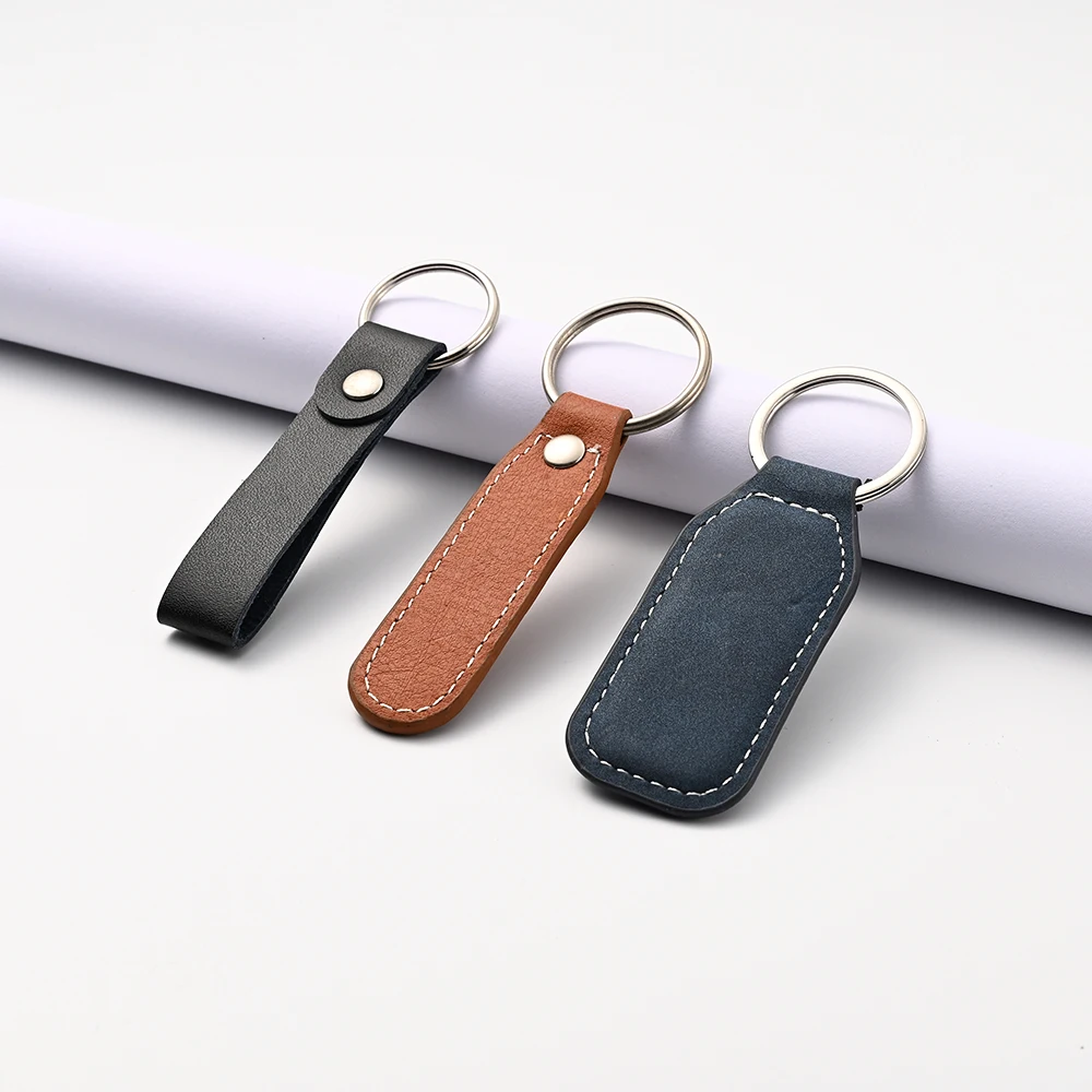Leren sleutelhangerhanger Riemlus sleutelhanger riemsleutelkoord sleutelhangerhouder speciale unieke geschenken haak sleutelhanger Lederwarenaccessoires - België