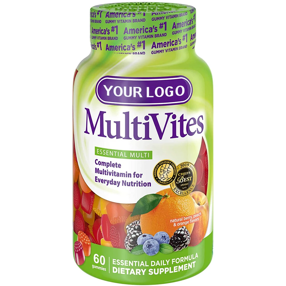 amazon hot selling multivitamin gummies for adult with vitamin c