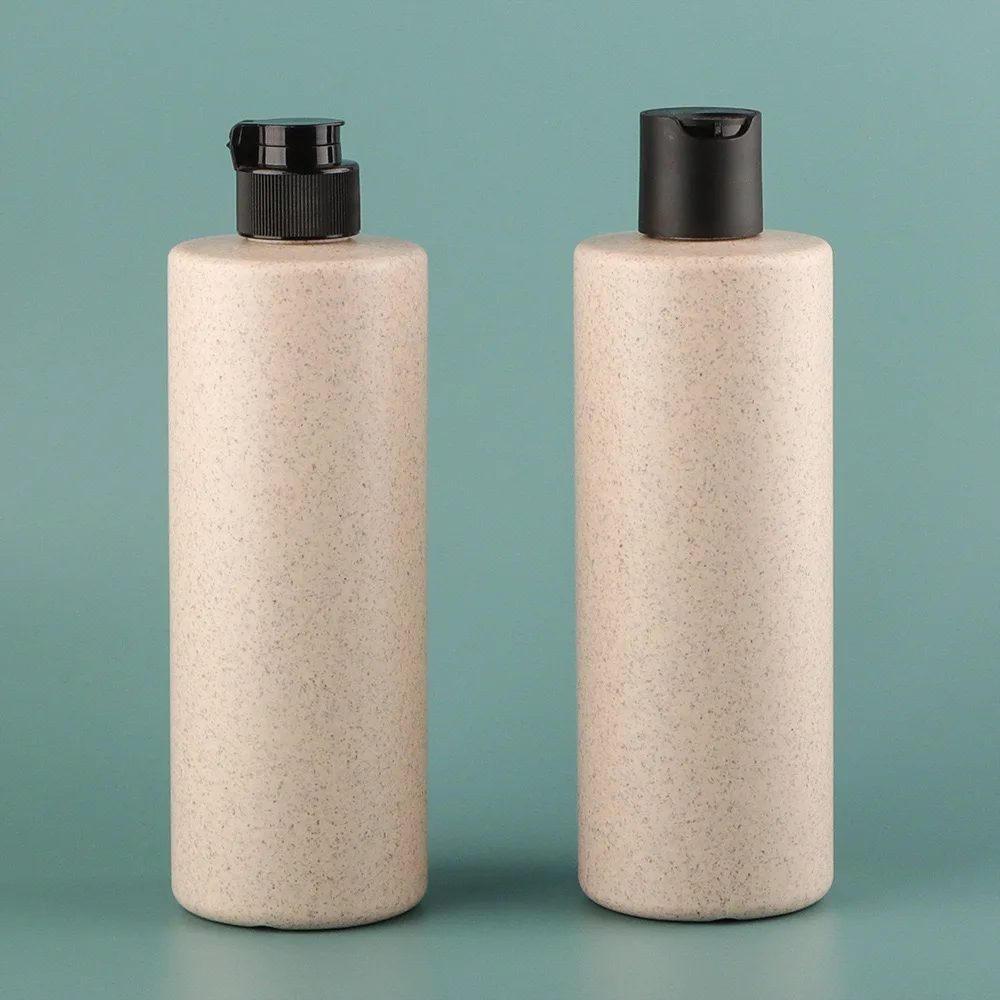 Environmental air 60ml To500ml Cosmetic Packaging Recyclable Biodegradable Plastic Wheatgrass Plastic Pump Emulsion Bottle