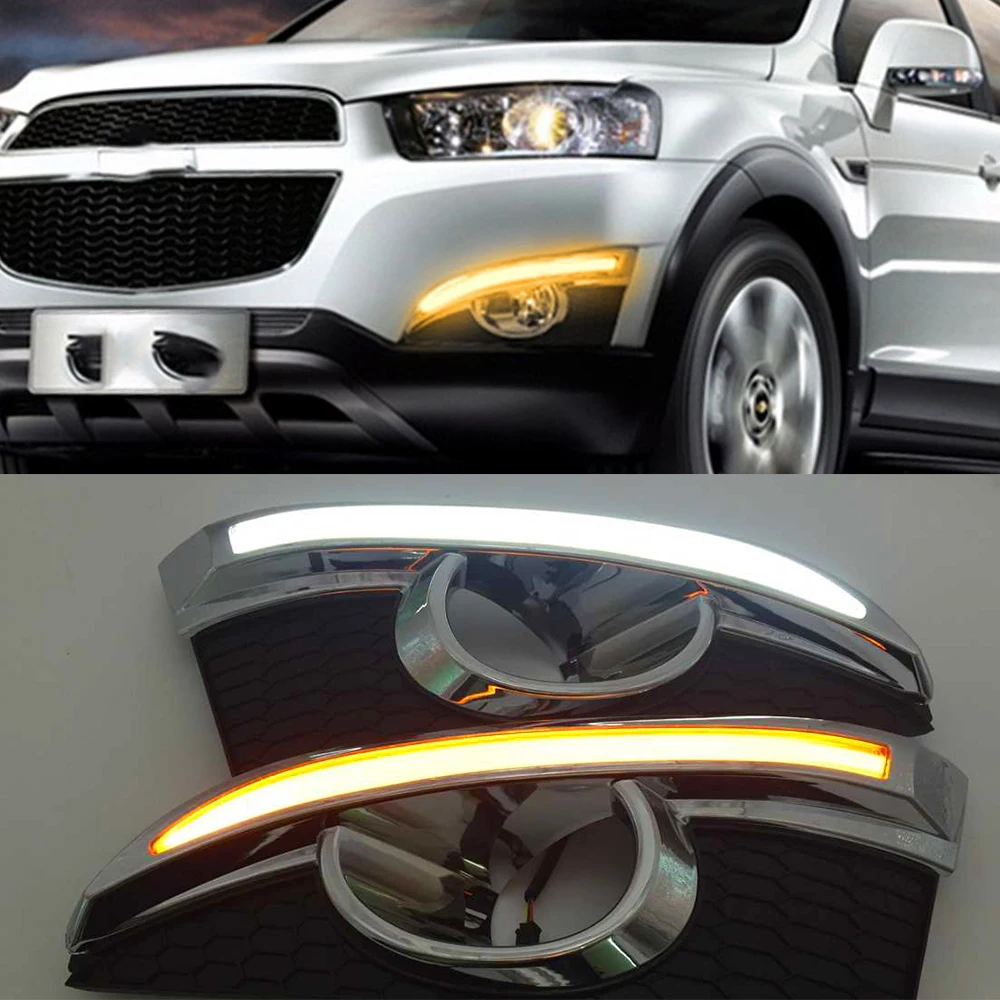 For Chevrolet Captiva 2011 2012 2013 turn Signal Relay Car-styling 12V LED  DRL Daytime Running Lights with fog lamp hole| Alibaba.com