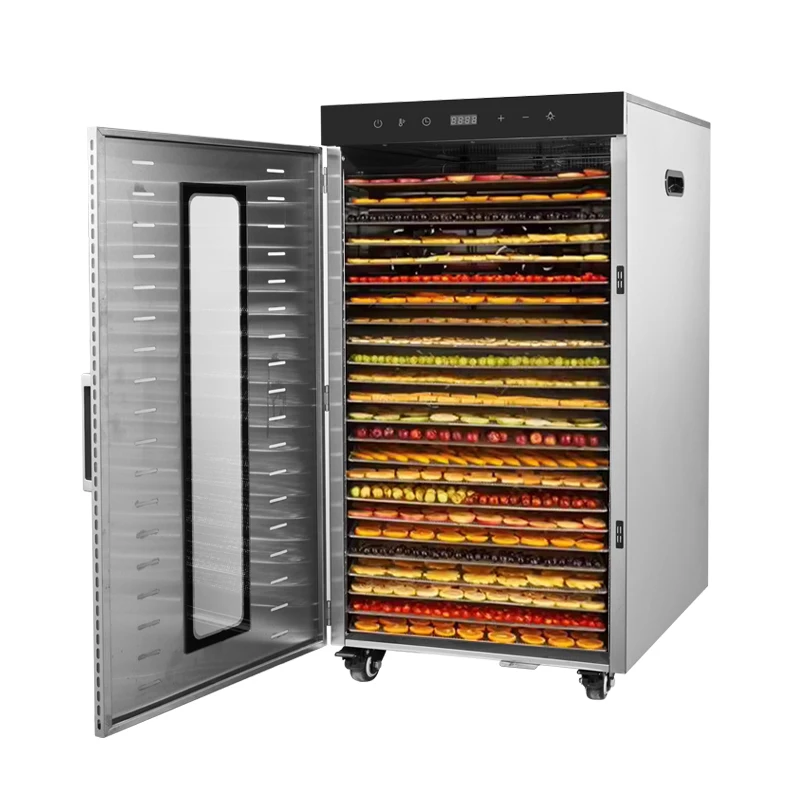 Digital Control 24 Trays Single Zone Commercial Vegetable Pepper Cucumba Dryer Machine Jerky Dehydrator