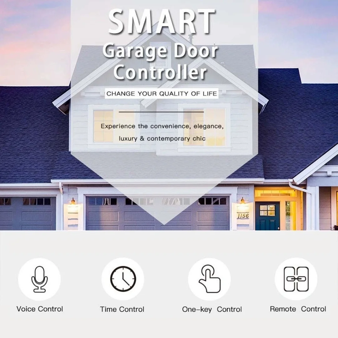 Curated visual reference: Fresh Look at Ac100 240V Tuya WiFi Garage Door Controller Kit With Magnetic