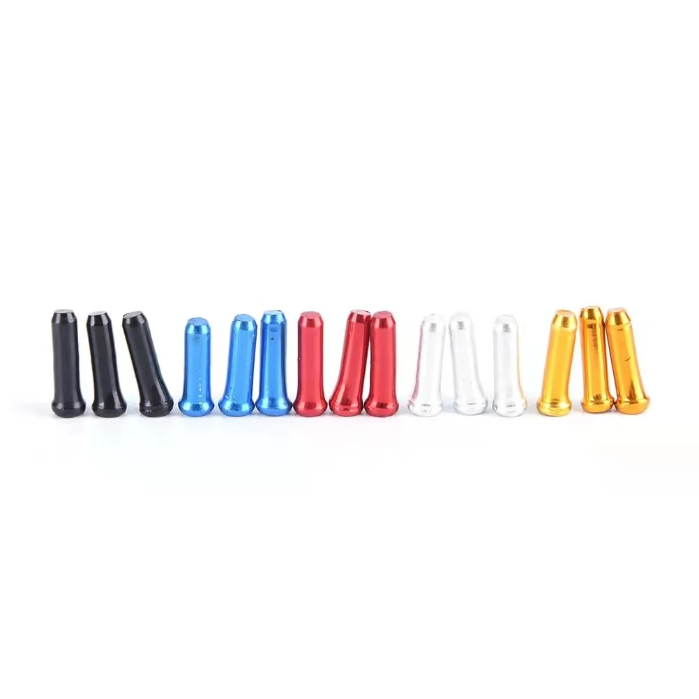 100 Stück Alu-Brems-/Schaltzug-Endhülsen Für Fahrrad – 7x3 Mm, Silber, Leicht & Präzise