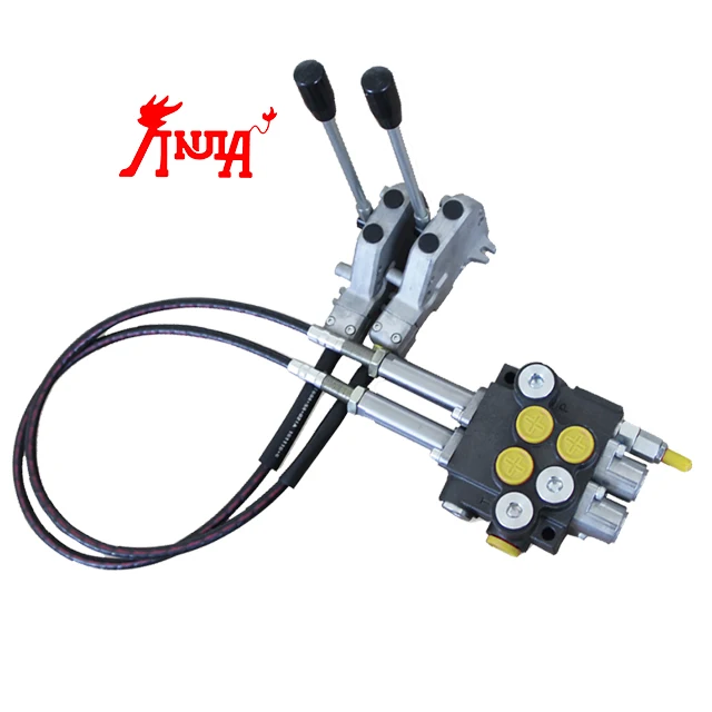 Manual operation of reversing valve 2P120 3P120 4P120 P80 p120 P240 single lock hydraulic reversing valve